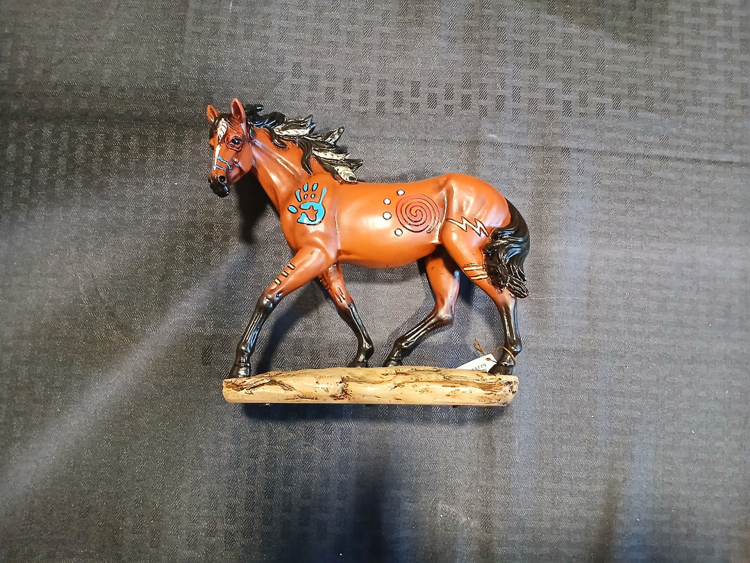 native spirit horse sculpture