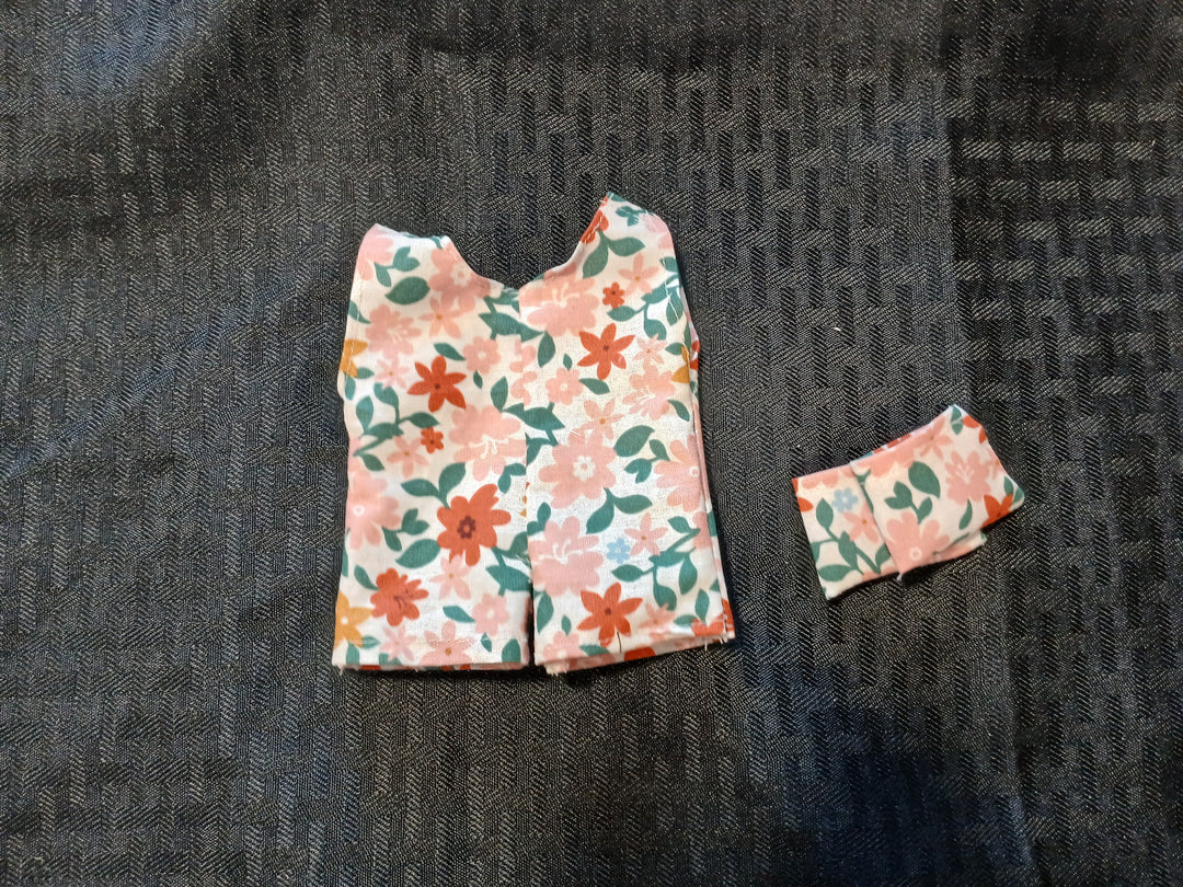 romper and booties