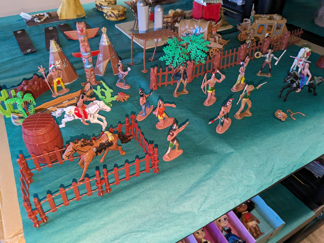 Unique collectibles celebrating western history, perfect for vintage Americana enthusiasts.