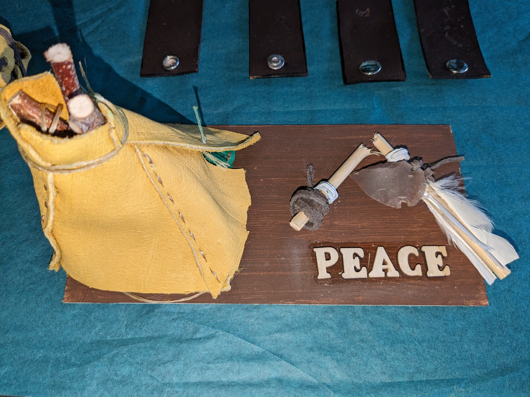 Tipi and Broken Arrow Peace Display