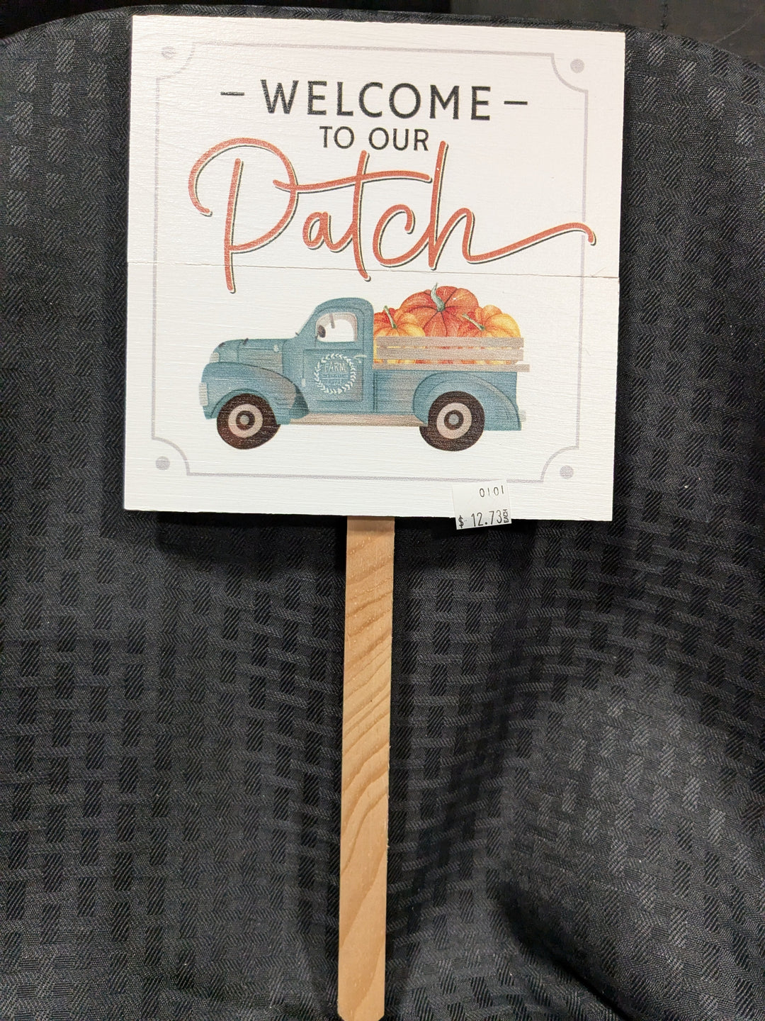 welcome to our patch garden stake