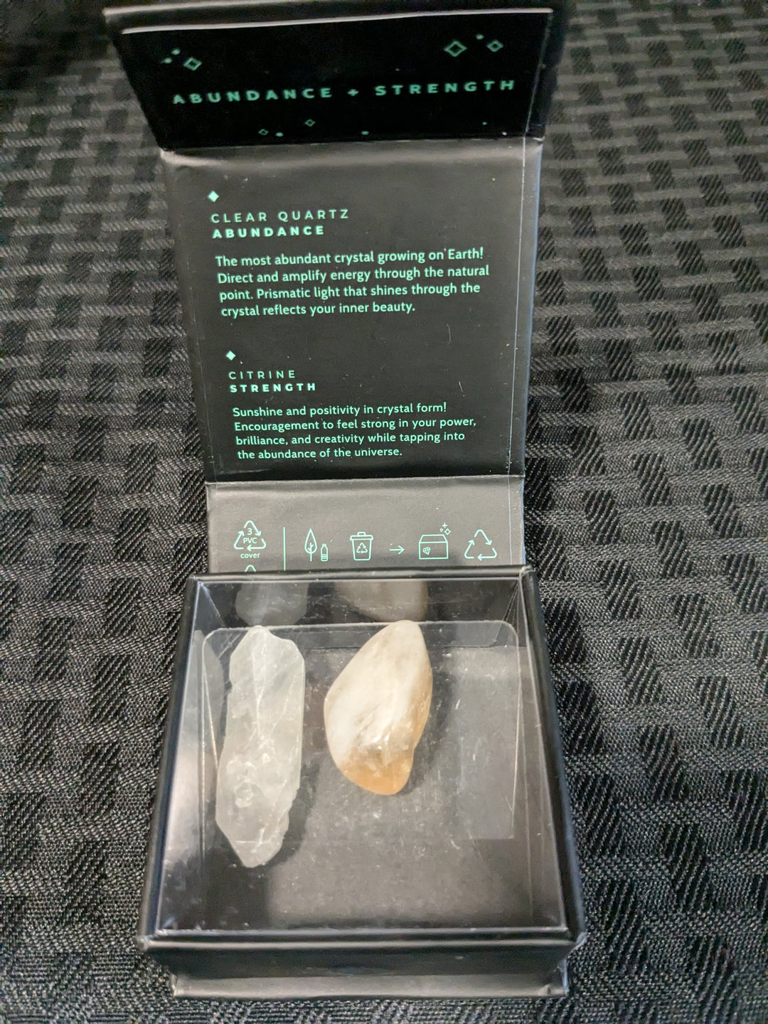 Crystal Energy Mini Set – Abundance and Strength – A set of crystals promoting prosperity and personal empowerment, ideal for energy work and meditation.