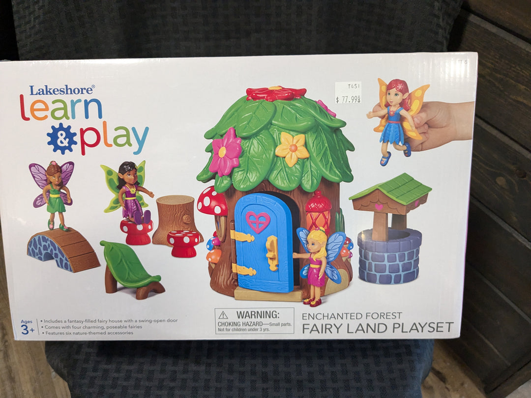 enchanted forest fairyland playset