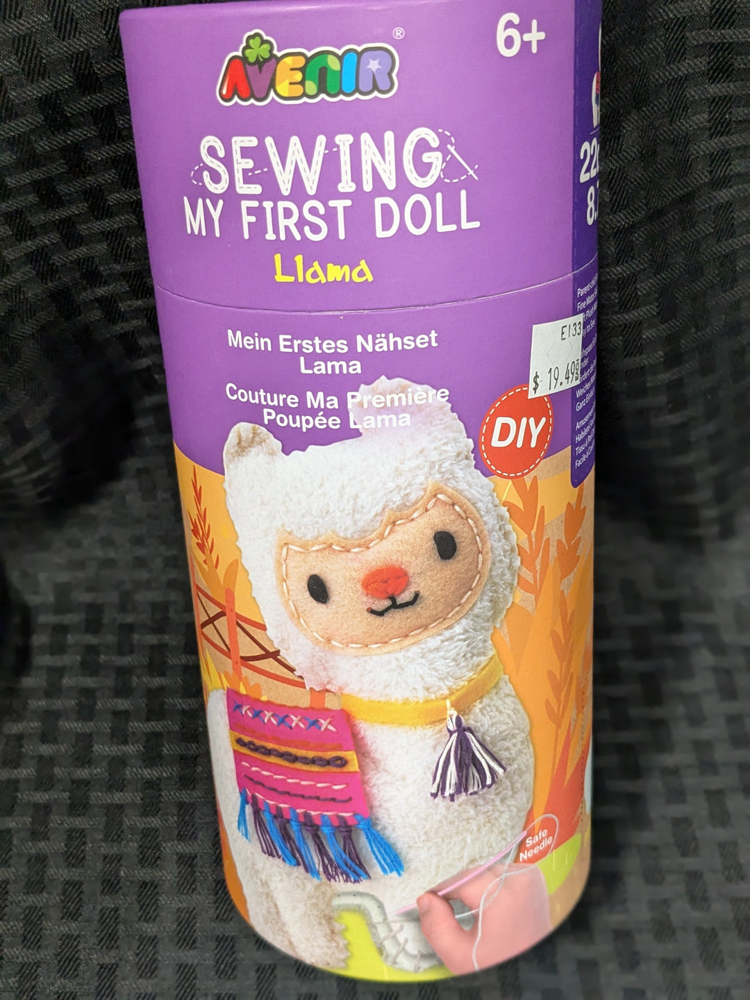 sewing my first doll - llama