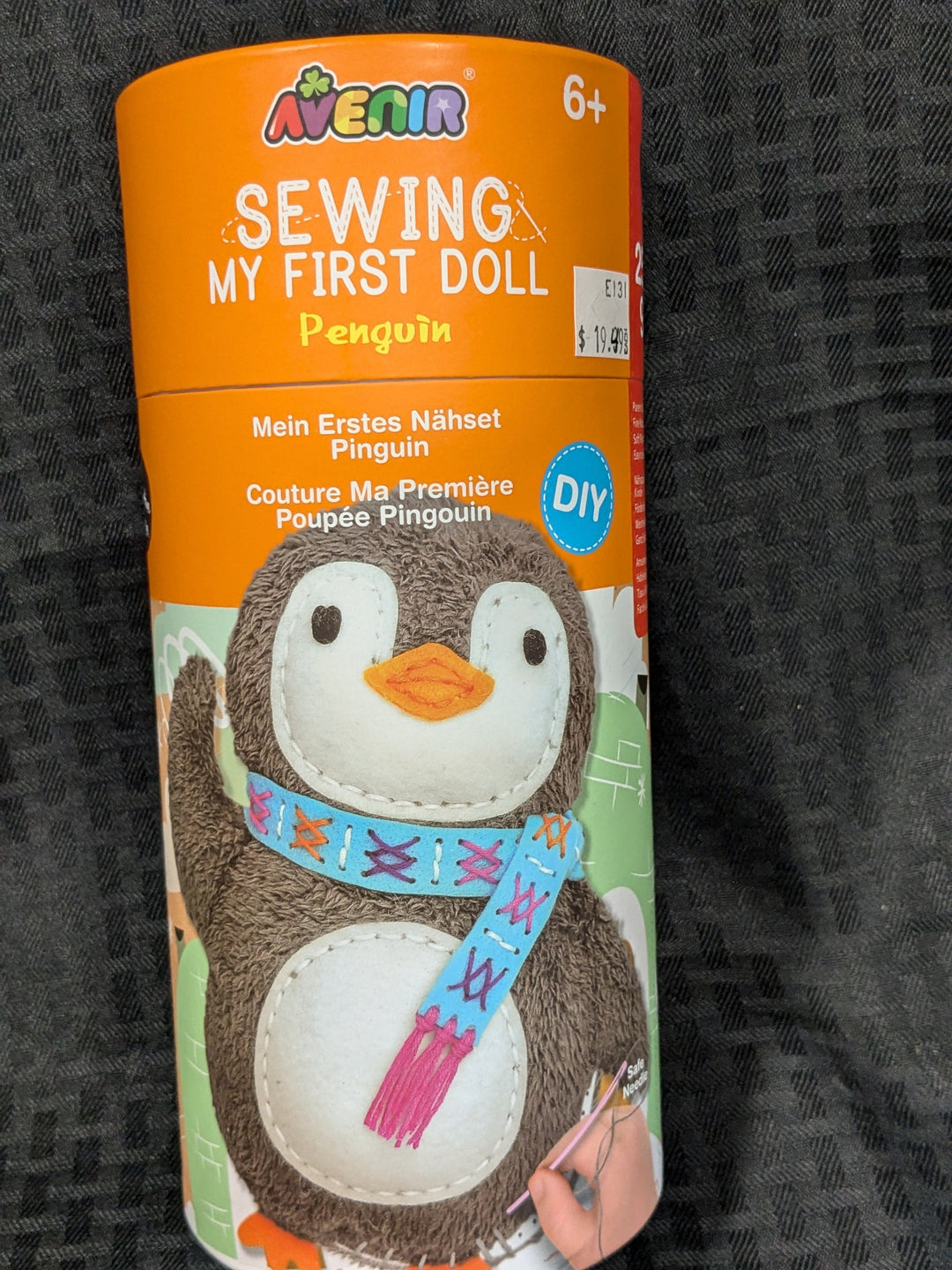 sewing my first doll - penguin
