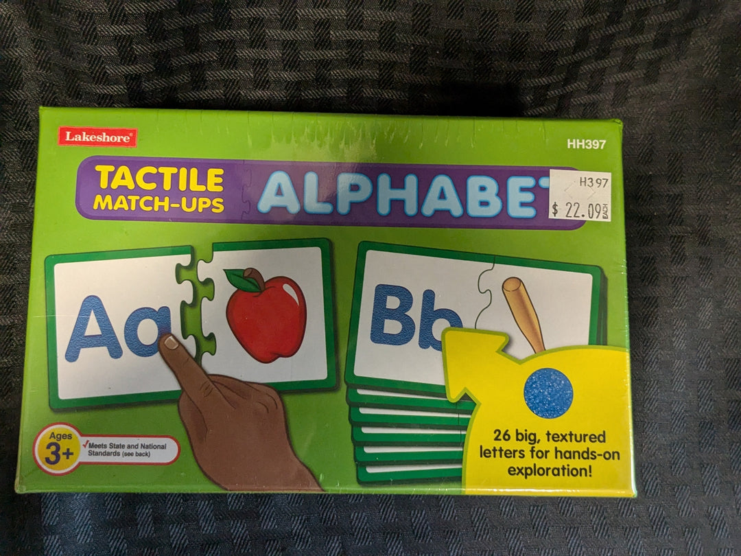 tactile match-ups - alphabet
