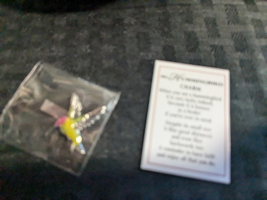 hummingbird charm