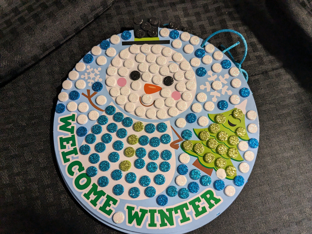 welcome winter readymade craft