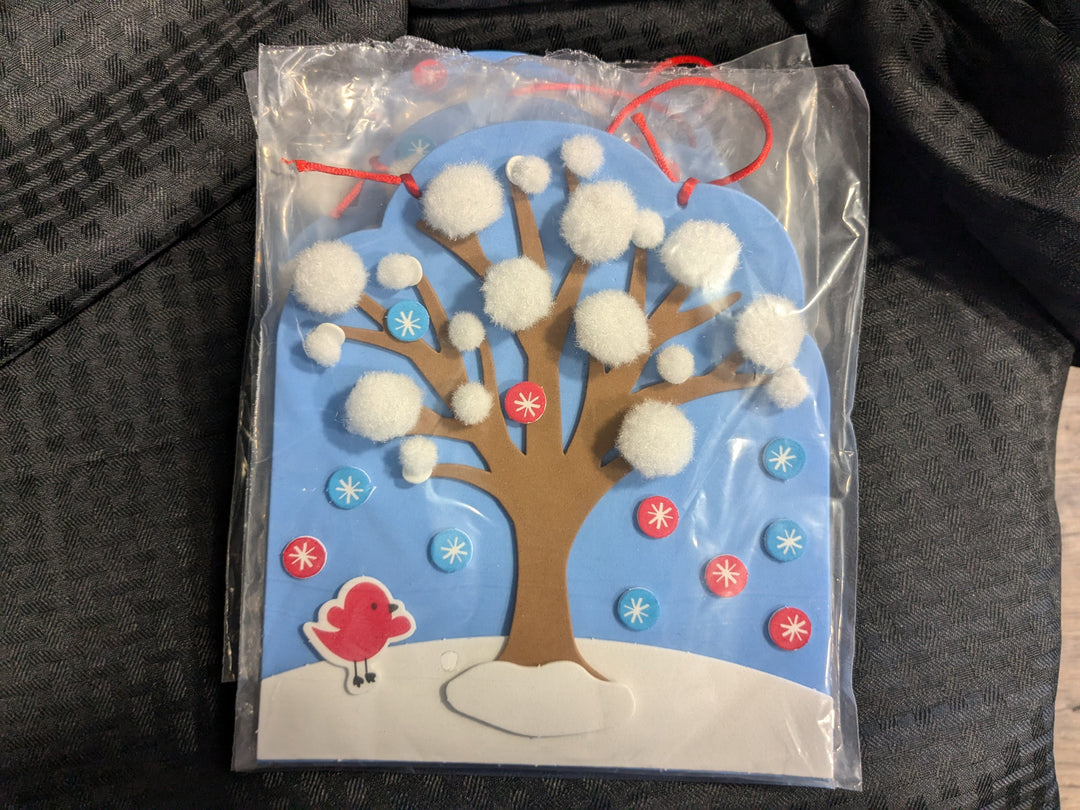 tree of snowflakes readymade craft