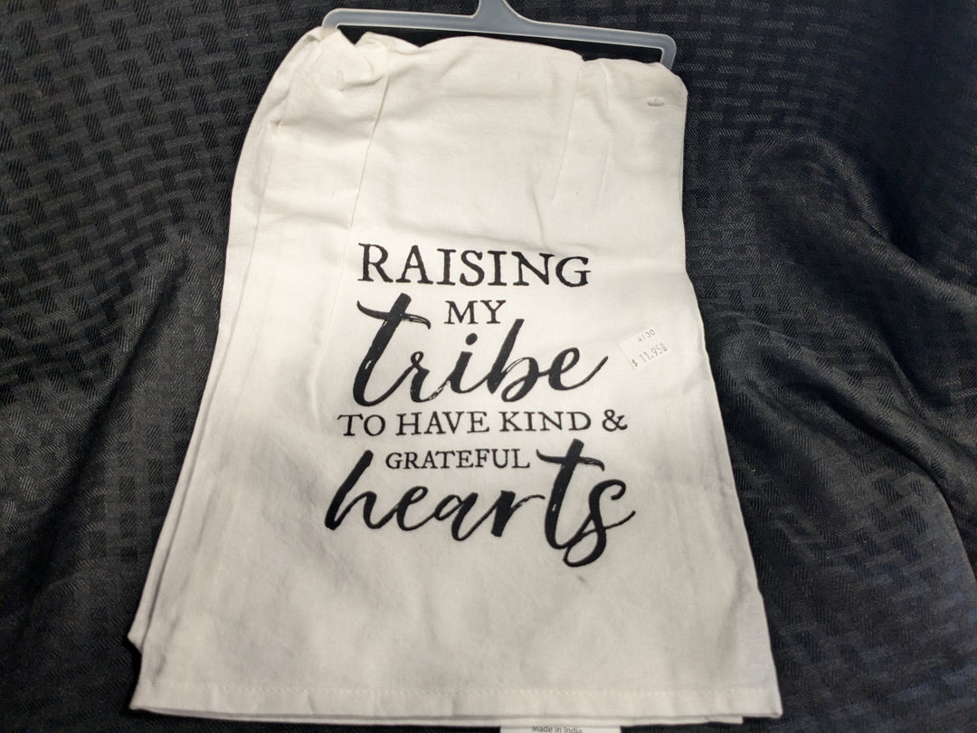 raising my tribe kitchen towel