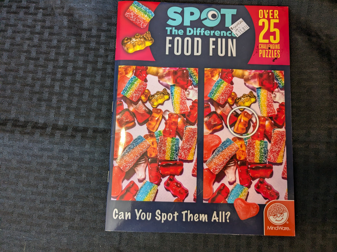 Spot the Difference Food Fun game