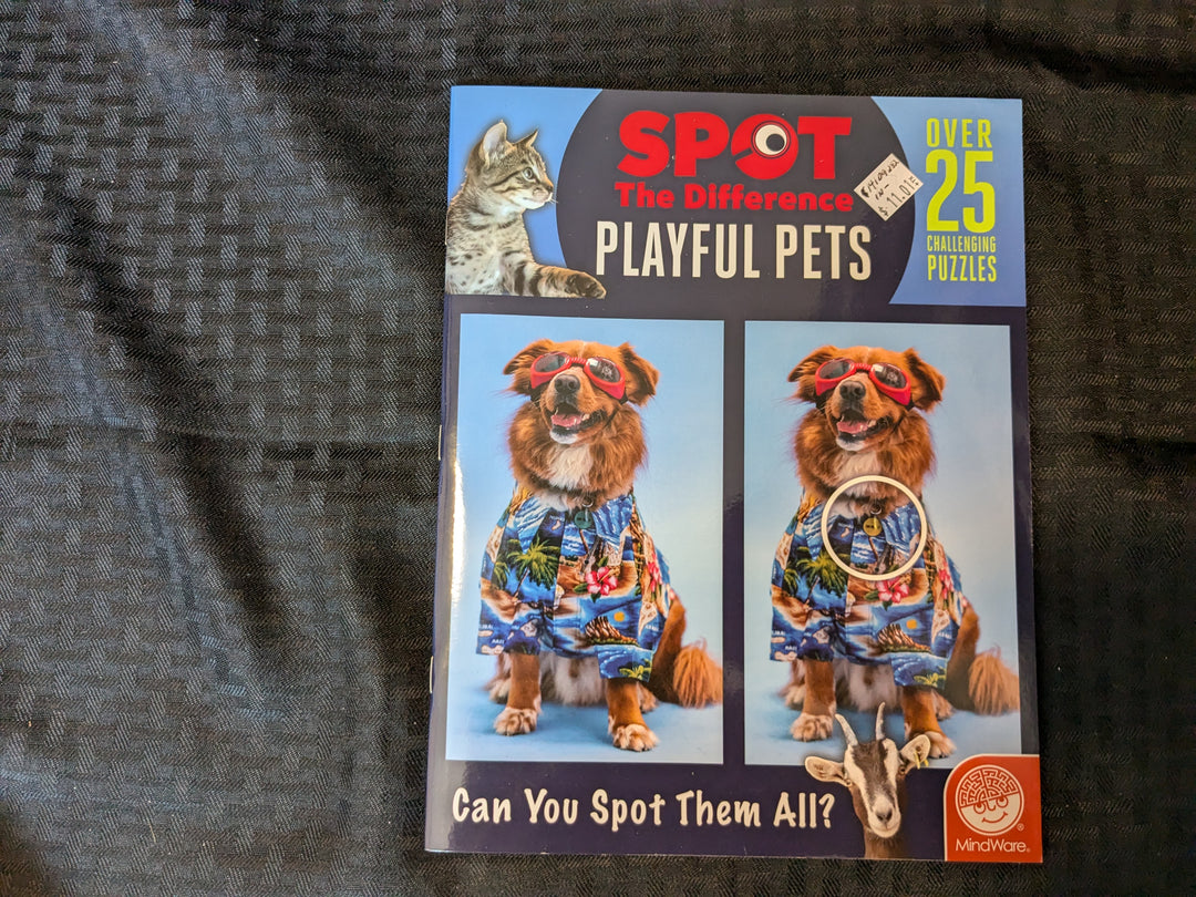 Spot the Difference - Playful Pets