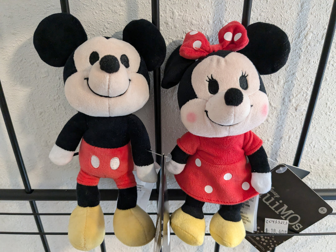 Mickie and Minnie Mouse dolls