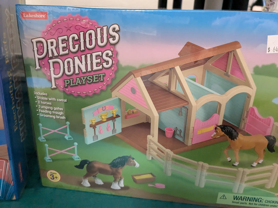 precious ponies playset