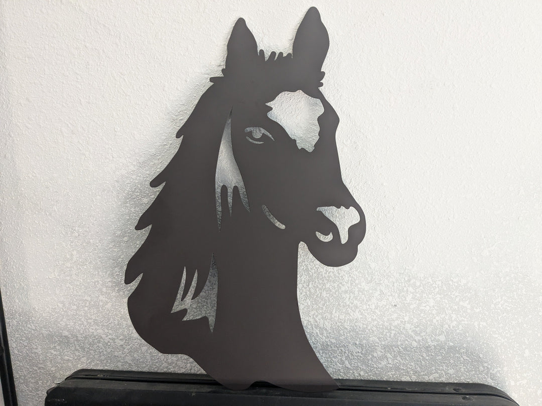 horse head metal wall art