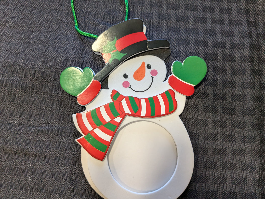 snowman picture readymade craft