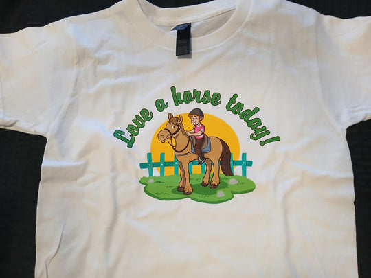 "Love a horse today" t-shirt