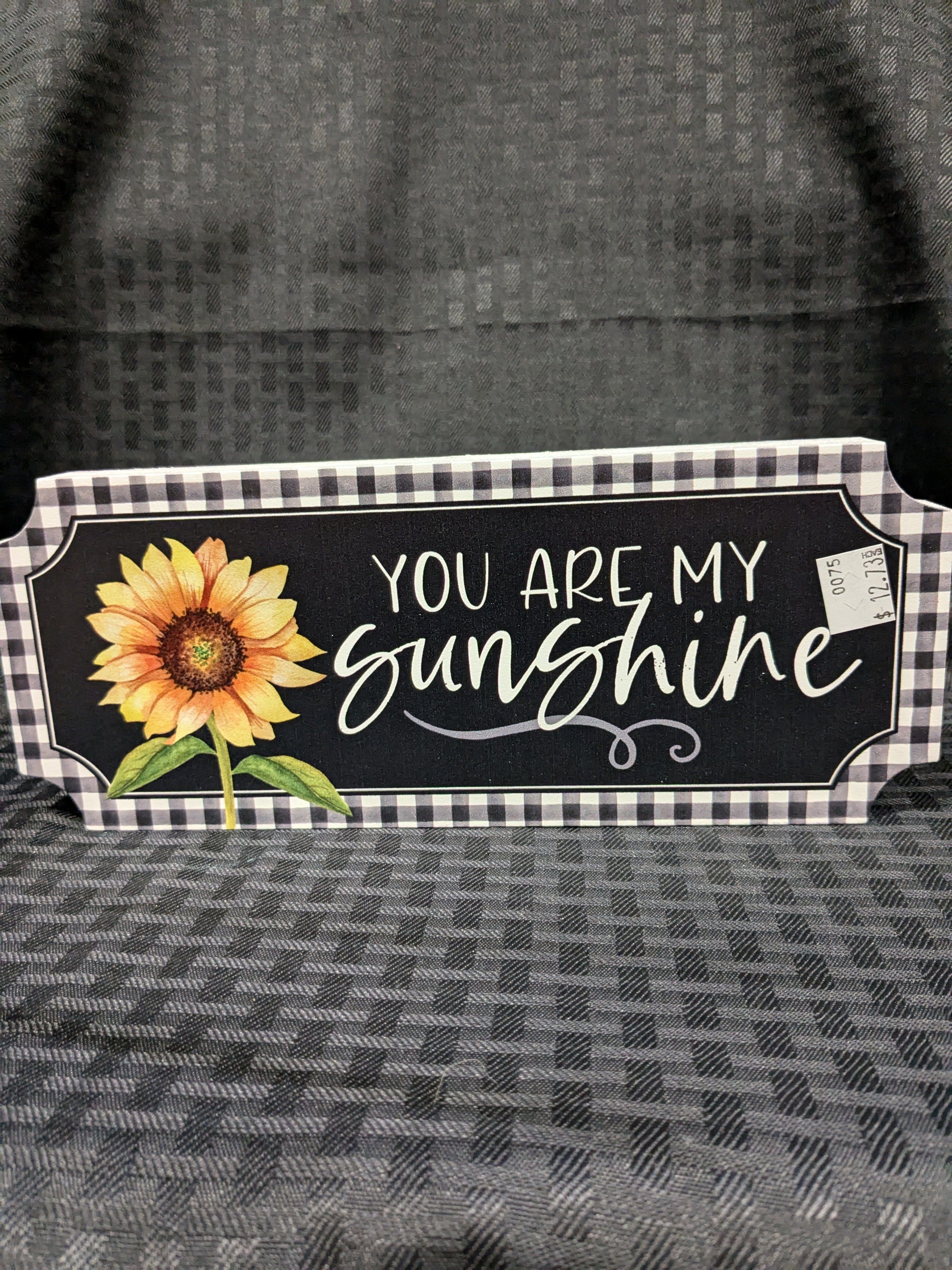 You Are My Sunshine' block – a charming wooden decor piece featuring a heartfelt message that brings warmth and positivity to any space. Perfect for displaying on a shelf, mantel, or desk as a reminder of love and joy