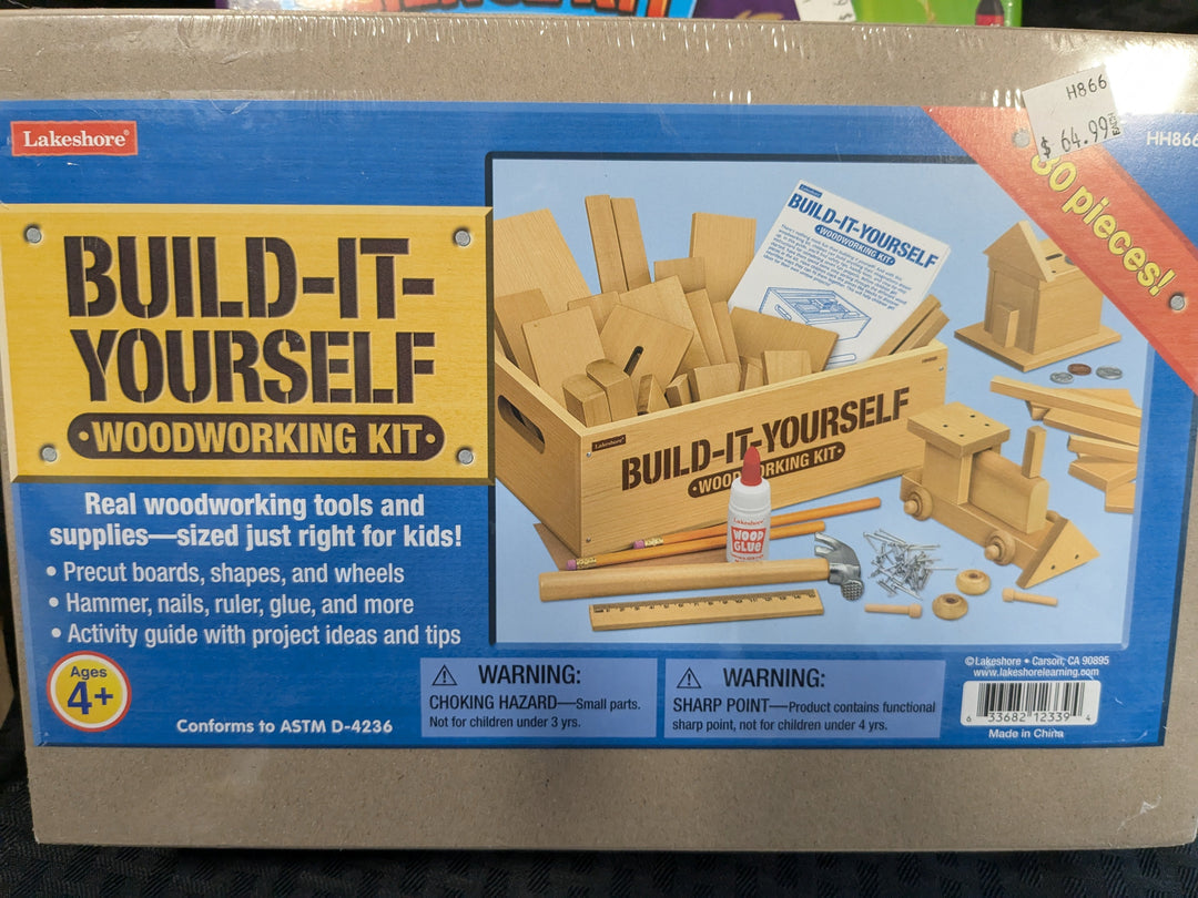 Build It Yourself Woodworking Kit – A creative DIY woodworking kit for all skill levels, featuring high-quality materials and tools to craft unique wooden projects. Perfect for hobbyists and children, this kit encourages hands-on learning and fosters creativity while providing step-by-step instructions for a rewarding building experience.