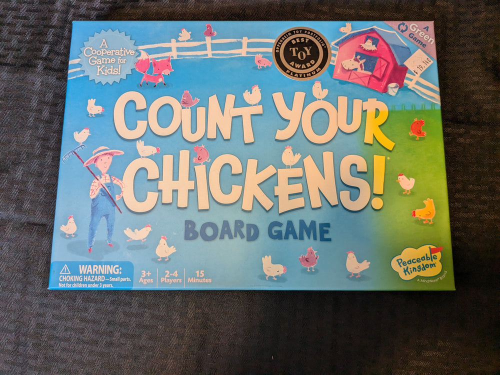 Educational board game for young children that teaches counting and cooperation.