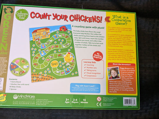 Educational board game for young children that teaches counting and cooperation.