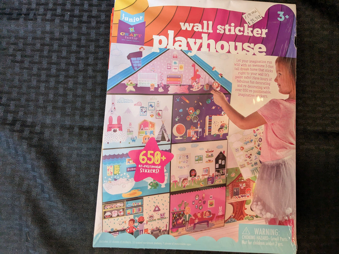 Delightful Decal House – A customizable playhouse for kids, featuring fun decals that allow children to create their own unique designs.